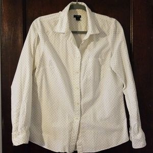 Jcrew Polka Dot Shirt